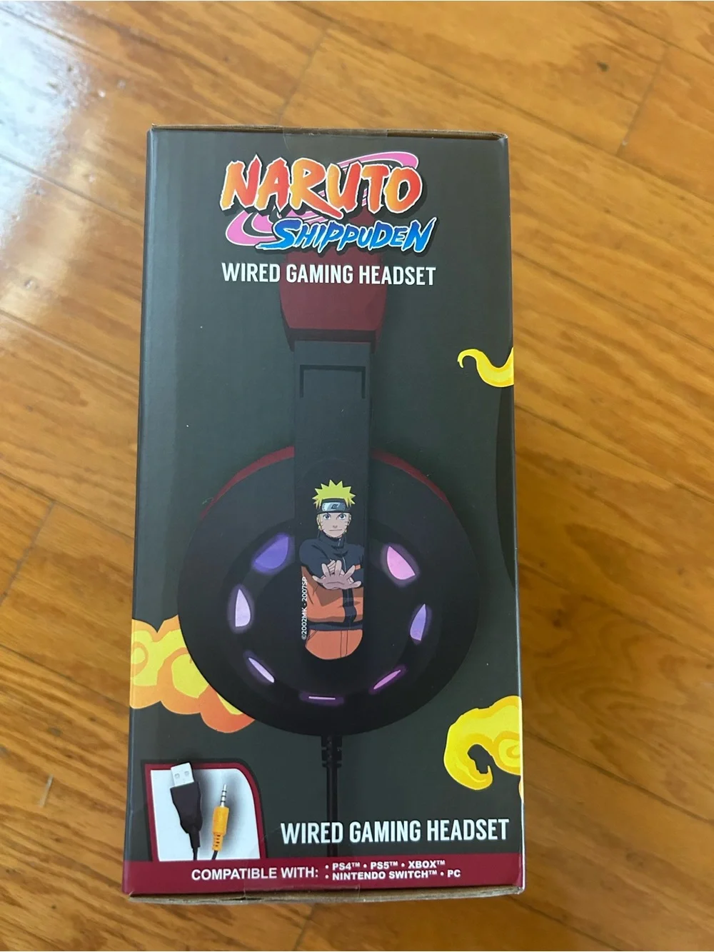 Limited edition Naruto Shippuden Wired Gaming Headset